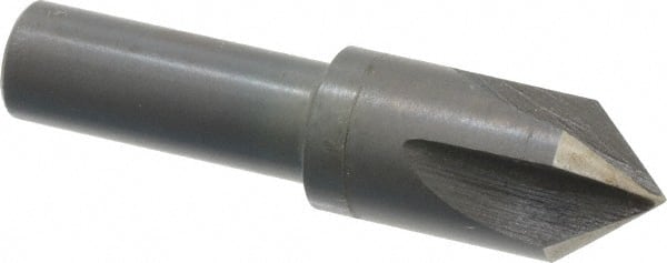 Cleveland - 1/2" Head Diam, 3/8" Shank Diam, 4 Flute 82° High Speed Steel Countersink - Caliber Tooling