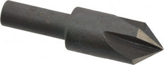 Cleveland - 5/8" Head Diam, 3/8" Shank Diam, 4 Flute 82° High Speed Steel Countersink - Caliber Tooling