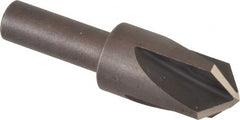 Cleveland - 5/8" Head Diam, 3/8" Shank Diam, 4 Flute 100° High Speed Steel Countersink - Caliber Tooling