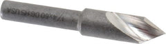 Cleveland - 1/4" Head Diam, 3/16" Shank Diam, 1 Flute 60° High Speed Steel Countersink - Caliber Tooling