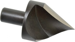 Cleveland - 2" Head Diam, 3/4" Shank Diam, 1 Flute 60° High Speed Steel Countersink - Caliber Tooling