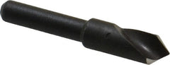 Cleveland - 1/4" Head Diam, 3/16" Shank Diam, 1 Flute 82° High Speed Steel Countersink - Caliber Tooling