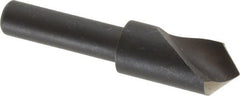 Cleveland - 3/8" Head Diam, 1/4" Shank Diam, 1 Flute 90° High Speed Steel Countersink - Caliber Tooling