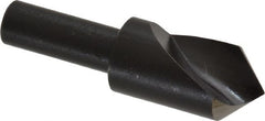 Cleveland - 5/8" Head Diam, 3/8" Shank Diam, 1 Flute 90° High Speed Steel Countersink - Caliber Tooling