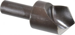 Cleveland - 1" Head Diam, 1/2" Shank Diam, 1 Flute 100° High Speed Steel Countersink - Caliber Tooling