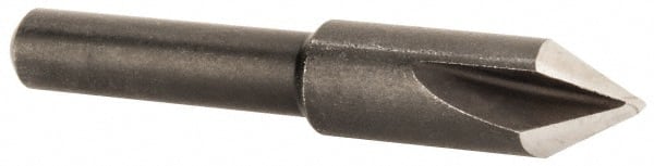 Cleveland - 1/4" Head Diam, 3/16" Shank Diam, 3 Flute 60° High Speed Steel Countersink - Caliber Tooling