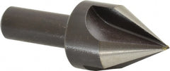 Cleveland - 1" Head Diam, 1/2" Shank Diam, 3 Flute 60° High Speed Steel Countersink - Caliber Tooling