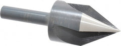 Cleveland - 1-1/2" Head Diam, 3/4" Shank Diam, 3 Flute 60° High Speed Steel Countersink - Caliber Tooling