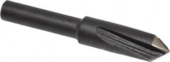 Cleveland - 1/4" Head Diam, 3/16" Shank Diam, 3 Flute 82° High Speed Steel Countersink - Caliber Tooling