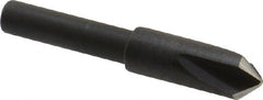 Cleveland - 1/4" Head Diam, 3/16" Shank Diam, 3 Flute 90° High Speed Steel Countersink - Caliber Tooling