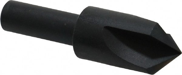 Cleveland - 5/8" Head Diam, 3/8" Shank Diam, 3 Flute 90° High Speed Steel Countersink - Caliber Tooling