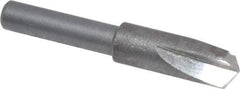 Cleveland - 1/4" Head Diam, 3/16" Shank Diam, 3 Flute 120° High Speed Steel Countersink - Oxide Finish, 1-7/16" OAL, Single End, Straight Shank, Right Hand Cut - Caliber Tooling