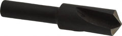 Cleveland - 3/8" Head Diam, 1/4" Shank Diam, 3 Flute 120° High Speed Steel Countersink - Caliber Tooling