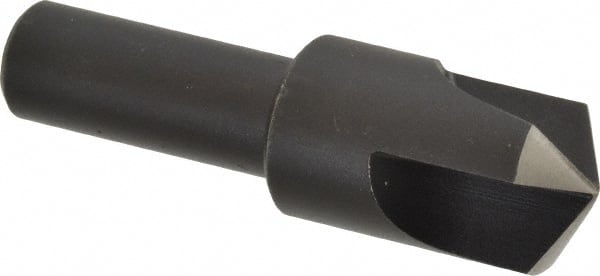 Cleveland - 3/4" Head Diam, 1/2" Shank Diam, 3 Flute 120° High Speed Steel Countersink - Caliber Tooling