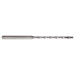 Micro Drill Bit: 0.063″ Dia, 135 °, Solid Carbide TiAlN Finish, RH Cut, Straight-Cylindrical Shank, Series 6412