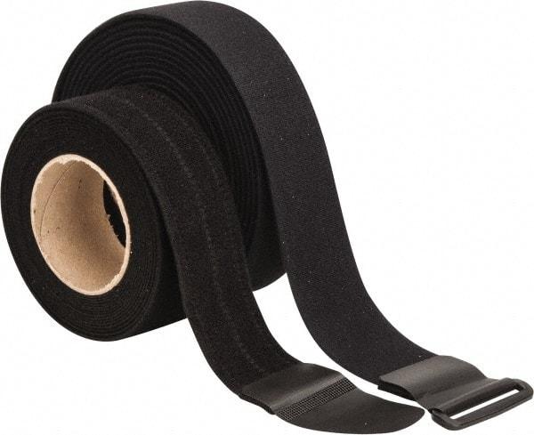 VELCRO Brand - 22 Piece 2" Wide x 5 Yd Long Self Fastening Tie/Strap Kit - Roll, Black - Caliber Tooling