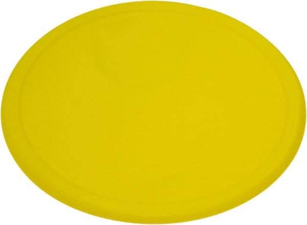 Rubbermaid - 8.8" Wide, Round Polyethylene Lid - Use with FG572000, FG572100, FG572124 - Caliber Tooling