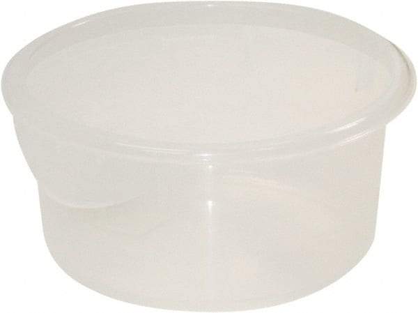 Rubbermaid - Round, Clear Polypropylene Food Storage Container - 7.8" High x 8-1/2" Wide - Caliber Tooling