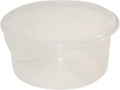 Rubbermaid - Round, Clear Polypropylene Food Storage Container - 7.8" High x 8-1/2" Wide - Caliber Tooling