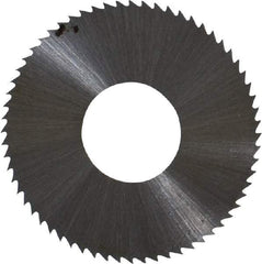 Controx - 1" Diam x 0.0156" Blade Thickness x 3/8" Arbor Hole Diam, 64 Tooth Slitting and Slotting Saw - Arbor Connection, Right Hand, Uncoated, High Speed Steel, Concave Ground - Caliber Tooling