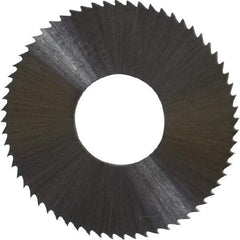 Controx - 1" Diam x 0.0313" Blade Thickness x 3/8" Arbor Hole Diam, 64 Tooth Slitting & Slotting Saw - Arbor Connection, Right Hand, Uncoated, M2 High Speed Steel, Concave Ground - Caliber Tooling