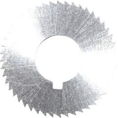 Controx - 1-1/4" Diam x 1/16" Blade Thickness x 1/2" Arbor Hole Diam, 48 Tooth Slitting and Slotting Saw - Arbor Connection, Right Hand, Uncoated, Cobalt, Concave Ground, Contains Keyway - Caliber Tooling