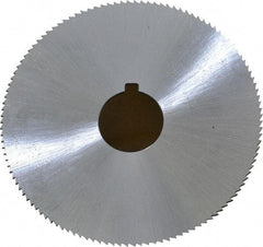 Controx - 2-1/2" Diam x 0.0469" Blade Thickness x 5/8" Arbor Hole Diam, 120 Tooth Slitting and Slotting Saw - Arbor Connection, Right Hand, Uncoated, Cobalt, Concave Ground, Contains Keyway - Caliber Tooling