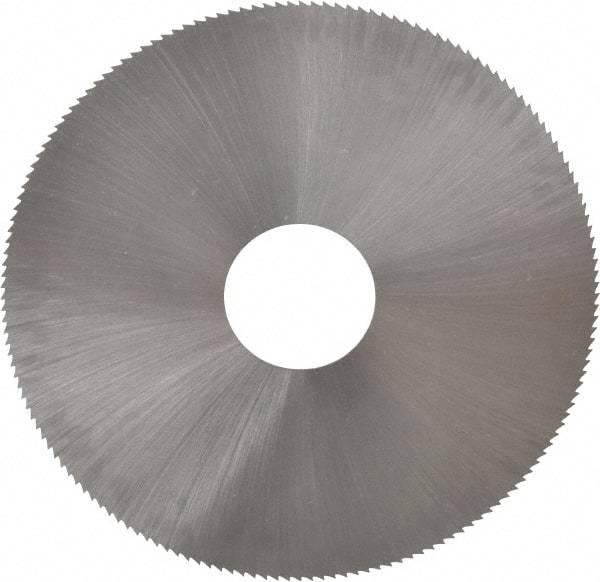 Controx - 4" Diam x 0.02" Blade Thickness x 1" Arbor Hole Diam, 160 Tooth Slitting and Slotting Saw - Arbor Connection, Right Hand, Uncoated, Cobalt, Concave Ground - Caliber Tooling