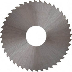 Controx - 1-3/4" Diam x 0.02" Blade Thickness x 1/2" Arbor Hole Diam, 44 Tooth Slitting and Slotting Saw - Arbor Connection, Right Hand, Uncoated, High Speed Steel, 15° Rake, Concave Ground - Caliber Tooling