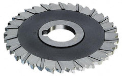 Controx - 5" Blade Diam x x 0.1563" Blade Thickness, 1" Hole, 40 Teeth, Cobalt Side Chip Saw - Staggered Tooth, Arbor Connection, Right Hand Cut, Uncoated, with Keyway - Caliber Tooling