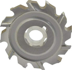 Controx - 2" Blade Diam x 1/4" Blade Thickness, 5/8" Hole, 12 Teeth, Cobalt Side Chip Saw - Staggered Tooth, Arbor Connection, Right Hand Cut, Uncoated, with Keyway - Caliber Tooling