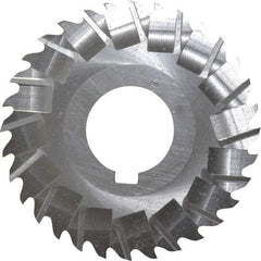 Controx - 3" Blade Diam x x 0.0781" Blade Thickness, 1" Hole, 32 Teeth, Cobalt Side Chip Saw - Staggered Tooth, Arbor Connection, Right Hand Cut, Uncoated, with Keyway - Caliber Tooling