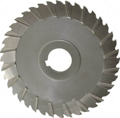 Controx - 5" Blade Diam x 1/8" Blade Thickness, 1" Hole, 40 Teeth, Cobalt Side Chip Saw - Staggered Tooth, Arbor Connection, Right Hand Cut, Uncoated, with Keyway - Caliber Tooling