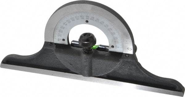 SPI - 12 to 24 Inch Long Blade, Combination Square Protractor Head - Cast Iron - Caliber Tooling