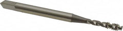 OSG - #4-40 UNC 2 Flute 2B/3B Modified Bottoming Spiral Flute Tap - Vanadium High Speed Steel, Bright Finish, 1-7/8" OAL, Right Hand Flute, Right Hand Thread, H2, Series 295 - Caliber Tooling