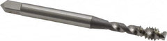 OSG - #10-24 UNC 2 Flute 2B/3B Modified Bottoming Spiral Flute Tap - Vanadium High Speed Steel, Bright Finish, 2-3/8" OAL, Right Hand Flute, Right Hand Thread, H3, Series 295 - Caliber Tooling