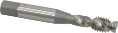 OSG - 3/8-16 UNC 2 Flute 2B Modified Bottoming Spiral Flute Tap - Vanadium High Speed Steel, Bright Finish, 2-15/16" OAL, Right Hand Flute, Right Hand Thread, H5, Series 295 - Caliber Tooling