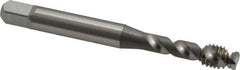 OSG - M6x1.00 Metric Coarse 2 Flute 6H Modified Bottoming Spiral Flute Tap - Vanadium High Speed Steel, Bright Finish, 2-1/2" OAL, Right Hand Flute, Right Hand Thread, D5, Series 296 - Caliber Tooling