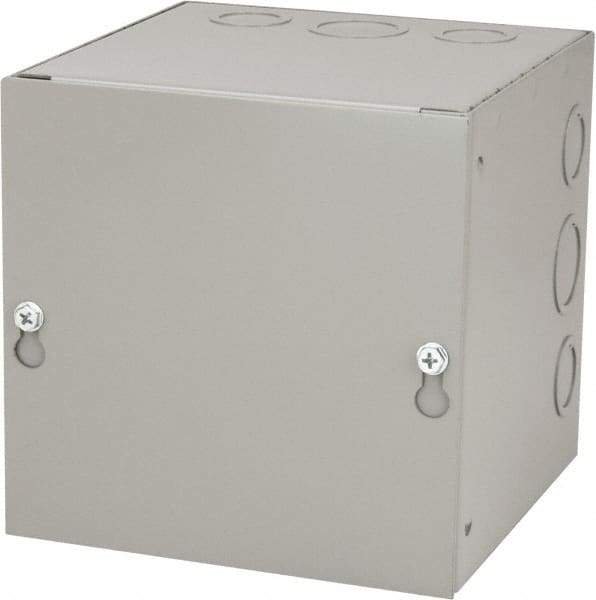 Cooper B-Line - Steel Junction Box Enclosure Screw Flat Cover - NEMA 1, 6" Wide x 6" High x 6" Deep - Caliber Tooling