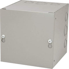 Cooper B-Line - Steel Junction Box Enclosure Screw Flat Cover - NEMA 1, 6" Wide x 6" High x 6" Deep - Caliber Tooling