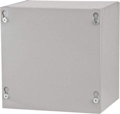 Cooper B-Line - Steel Junction Box Enclosure Screw Flat Cover - NEMA 1, 8" Wide x 8" High x 6" Deep - Caliber Tooling