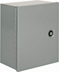 Cooper B-Line - Steel Standard Enclosure Hinge Flat Cover - NEMA 1, 10" Wide x 12" High x 6" Deep - Caliber Tooling