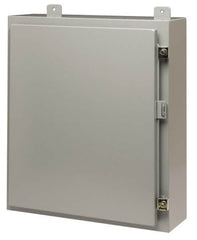 Cooper B-Line - Steel Standard Enclosure Hinge Flat Cover - NEMA 12, 13, 30" Wide x 36" High x 12" Deep - Caliber Tooling