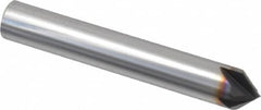 Niagara Cutter - 3/8" Diam 4 Flute Single End Solid Carbide Chamfer Mill - Caliber Tooling