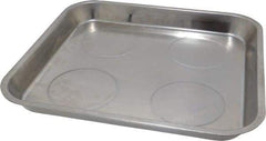 Eclipse - 11-1/2" Long x 10-11/16" Wide Magnetic Tray - Stainless Steel with Rubber-Coated Ferrite - Caliber Tooling