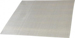 Value Collection - 33 Gage, 0.012 Inch Wire Diameter, 30 x 30 Mesh per Linear Inch, Stainless Steel, Wire Cloth - 0.021 Inch Opening Width, 12 Inch Wide x 12 Inch Stock Length - Caliber Tooling