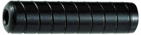 Holo-Krome - 1" Diam x 3" Pin Length 4000 Alloy Steel Pull Out Dowel Pin - Black Luster Finish, C 47-58 & C 60 (Surface) Hardness, 1 Beveled & 1 Threaded End - Caliber Tooling