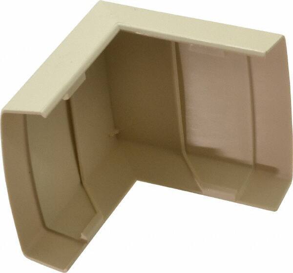 Wiremold - 2-1/2 Inch Long, Raceway Elbow End - 90°, Ivory, For Use with Wiremold 2300 Series Raceways - Caliber Tooling