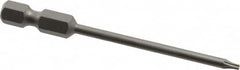 Wera - T6 Torx Bit - 1/4" Hex Drive, 2-3/4" OAL - Caliber Tooling