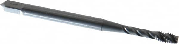 OSG - #5-40 UNC 3 Flute 2B/3B Modified Bottoming Spiral Flute Tap - Vanadium High Speed Steel, Oxide Finish, 1-15/16" OAL, Right Hand Flute, Right Hand Thread, H2, Series 303 - Caliber Tooling